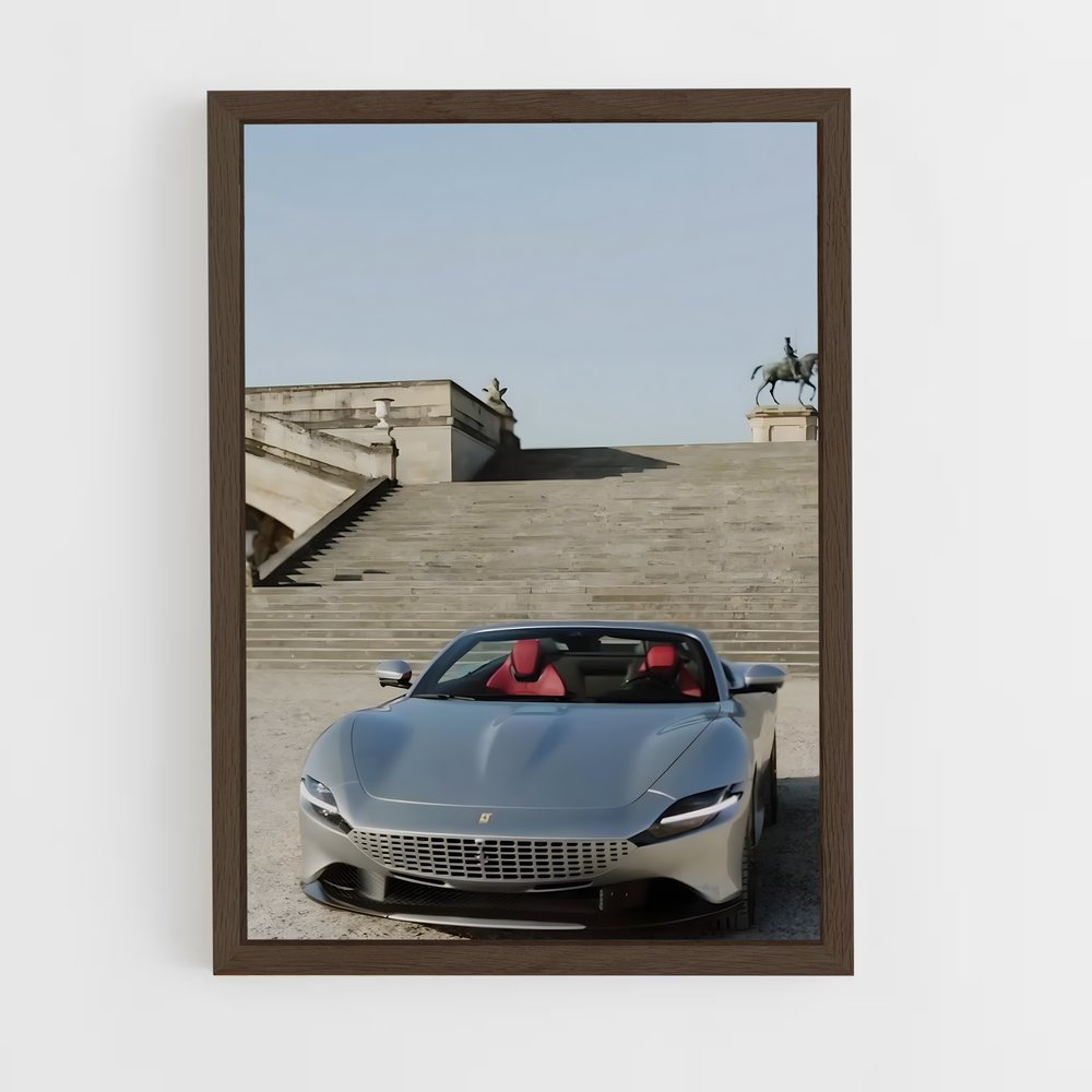 Poster L'Élégance Argentée – affiche Ferrari (vue 5)